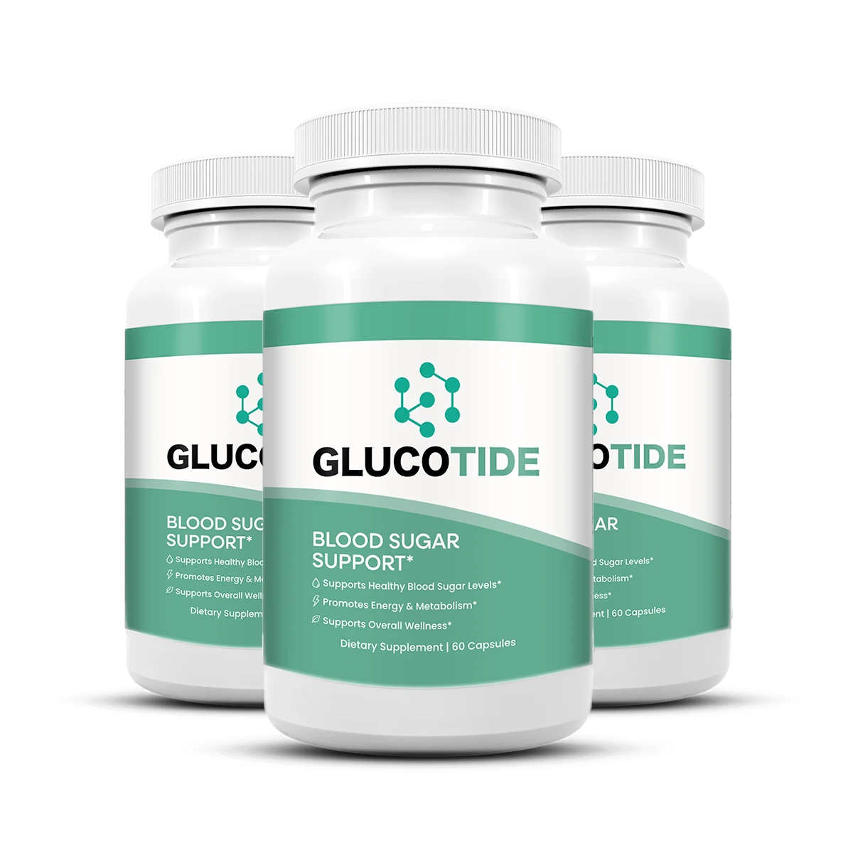 GlucoTide 3-bottle package